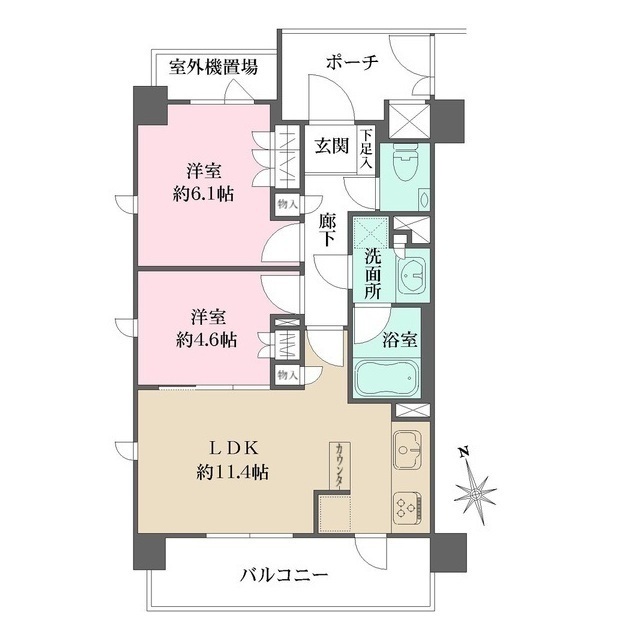 グランスイート文京小桜の間取図