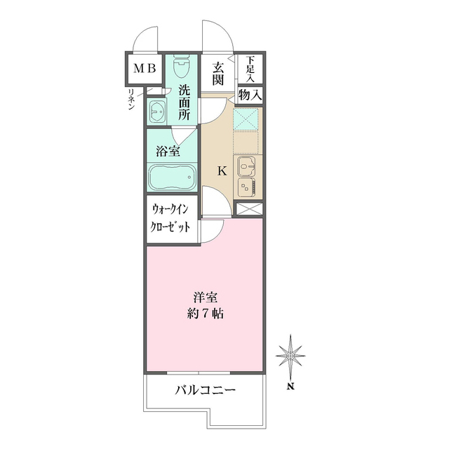 ミュプレ梅丘の間取図