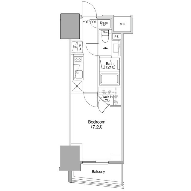 ザ・パークハビオ本郷菊坂の間取図