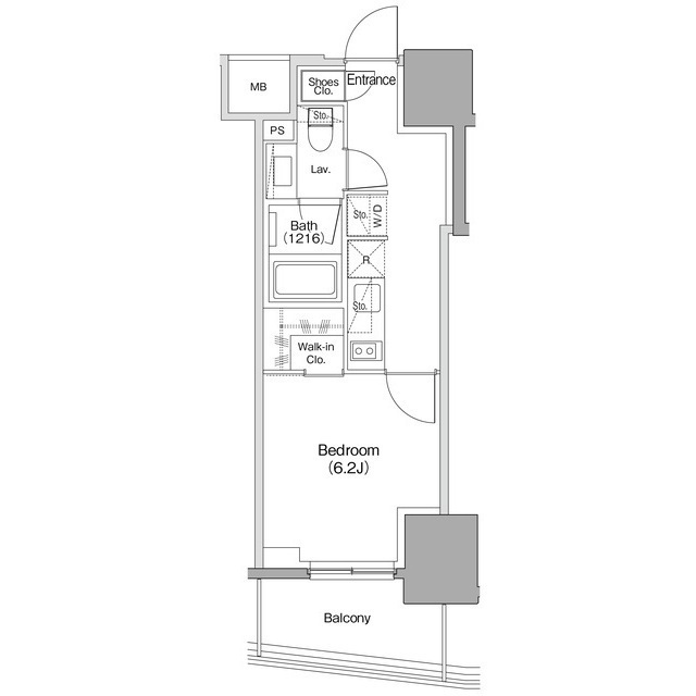 ザ・パークハビオ本郷菊坂の間取図