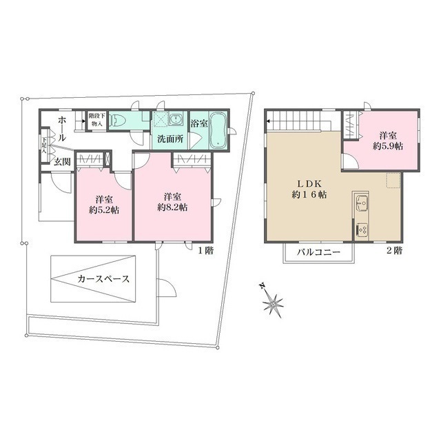 ポプラ倶楽部２６の間取図