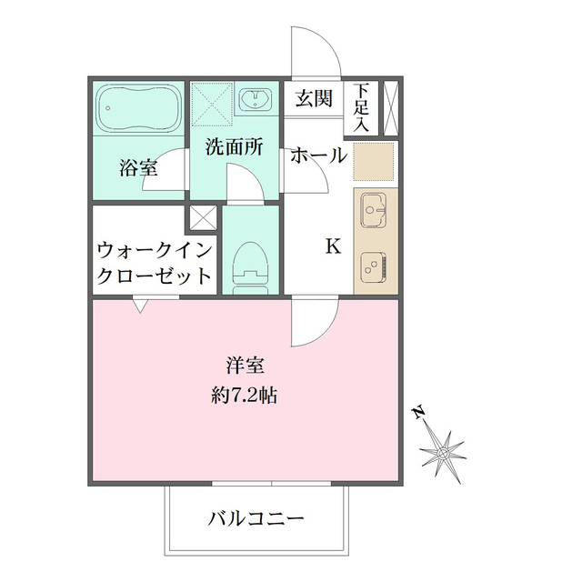 マンハイム　ズューデンの間取図