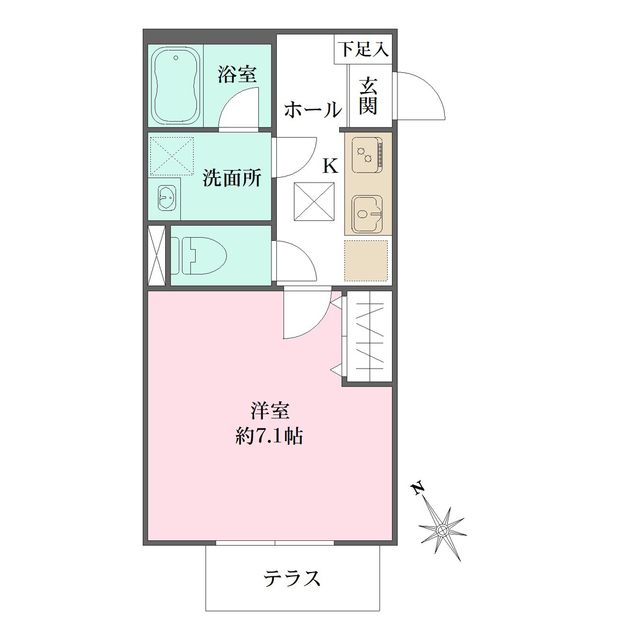 マンハイム　ズューデンの間取図