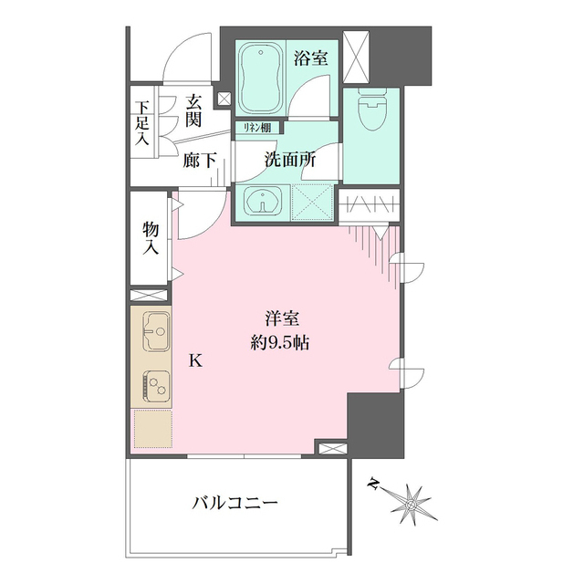 ダイナシティ王子の間取図