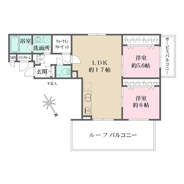 SILVERADO SHIBASAKI-CHOの間取図