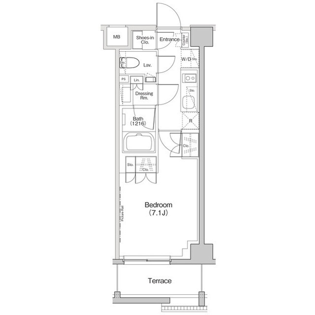 ザ・パークハビオ下北沢の間取図