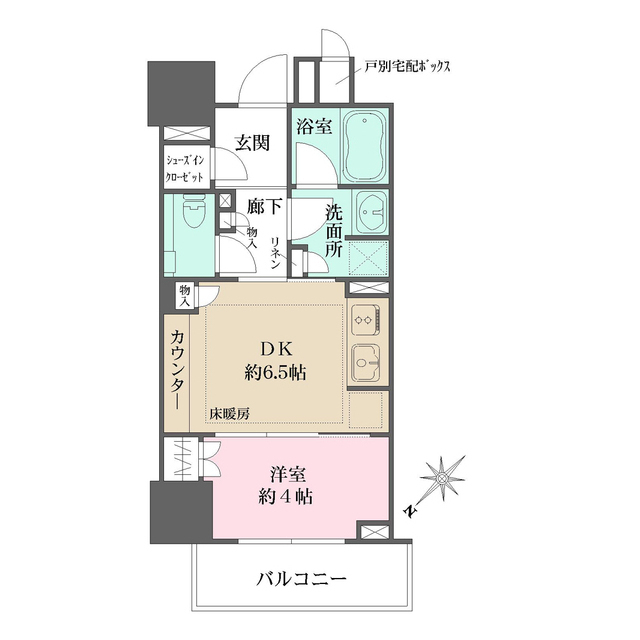 ザ・パークハウス麹町レジデンスの間取図