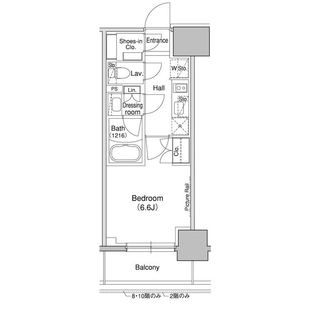 ブリリアンクラス高円寺の間取図