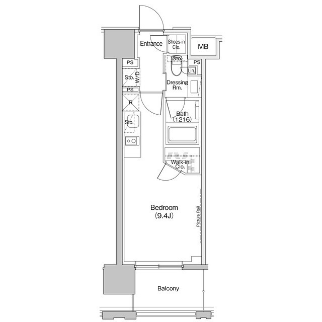ザ・パークハビオ上北沢の間取図