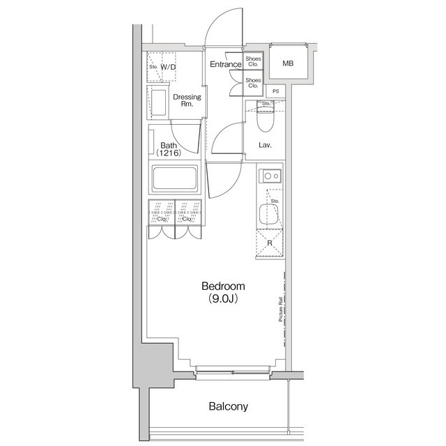 ザ・パークハビオ東長崎の間取図