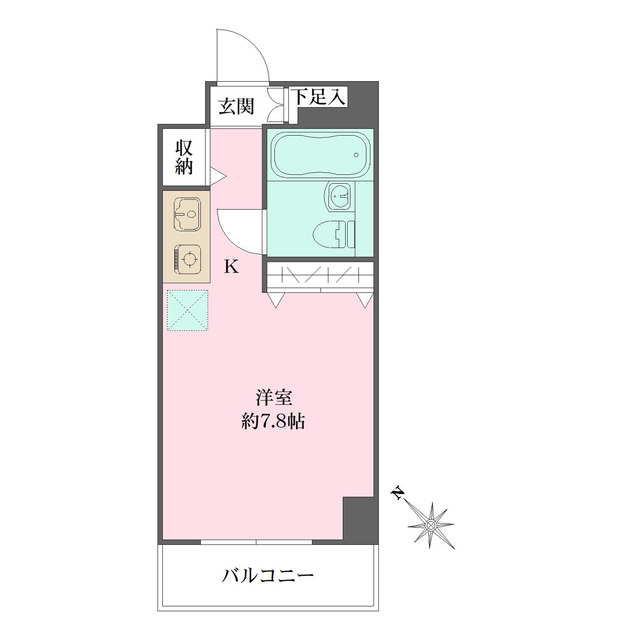 サイプレス北新宿の間取図