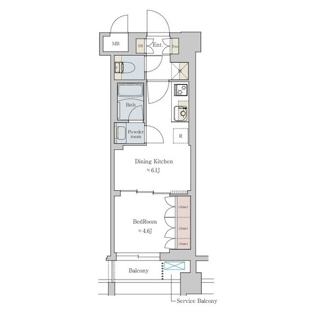 Brillia ist 文京六義園の間取図