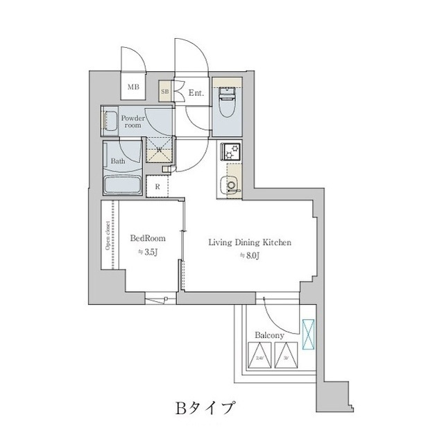 Brillia　ist 文京六義園の間取図
