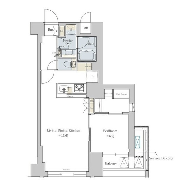 Brillia　ist 文京六義園の間取図