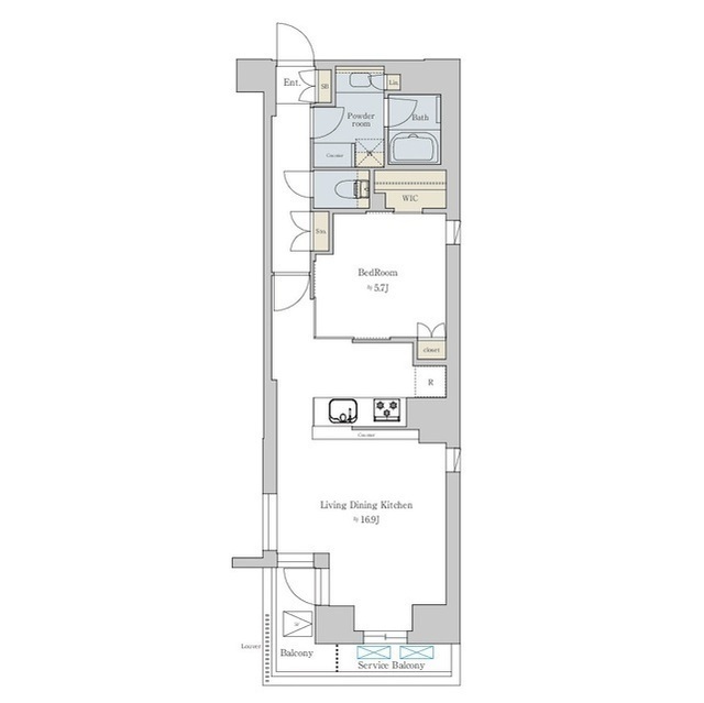 Brillia　ist 文京六義園の間取図