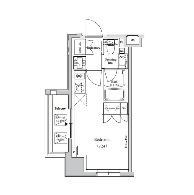ザ・パークハビオ蕨の間取図