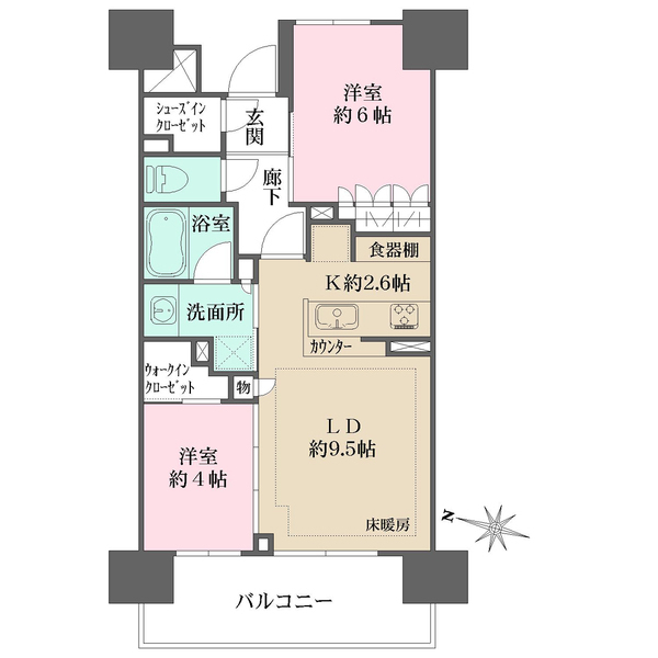 ザ・パークハウスアーバンス練馬中村橋の間取図