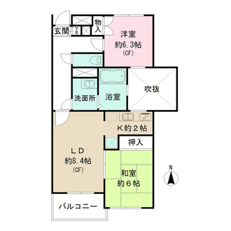 セントラルパーク氷川台の間取図