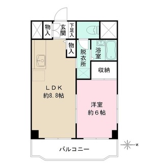シェソワ百人町の間取図