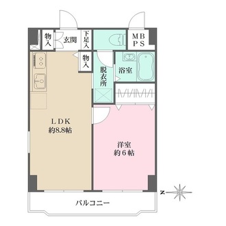 シェソワ百人町の間取図