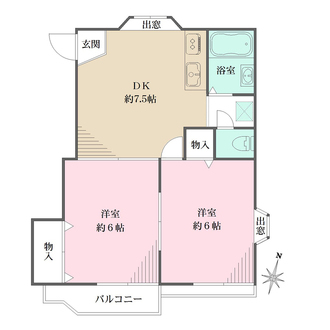 グリーンコートたかの台の間取図
