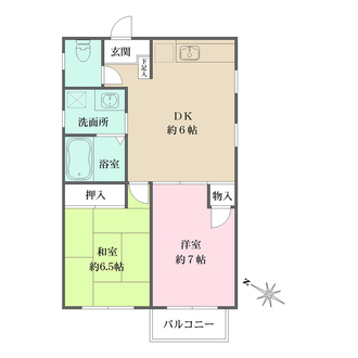 藤マンションの間取図