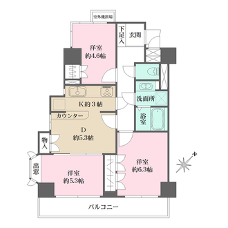 藤和シティコープ早稲田の間取図
