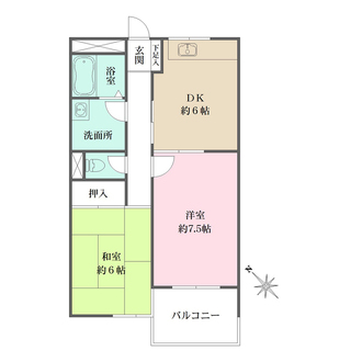 アイビーコートの間取図