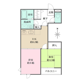 ウィスタリア・ガーデンの間取図