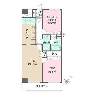 藤和シティホームズ荻窪駅前の間取図