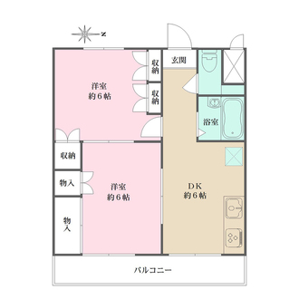 サニーハイツの間取図