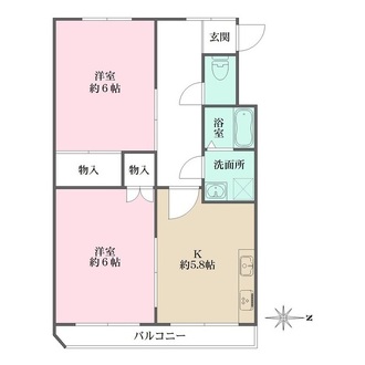 サニーハイツの間取図