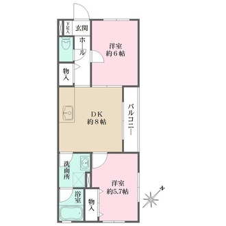 スプリングコート羽根木の間取図