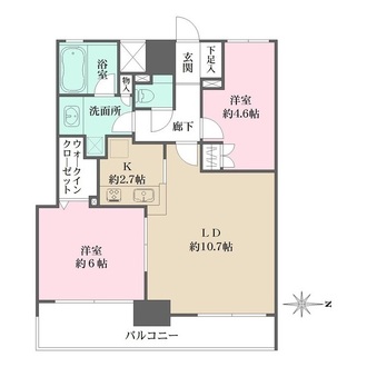 東急ドエル・アルス三鷹の間取図