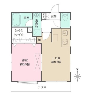 アルファポート中野坂上の間取図