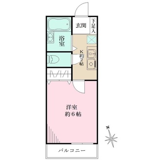 グリーンタウン５の間取図