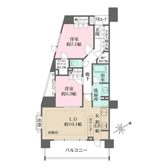 藤和シティホームズ池袋駅前の間取図