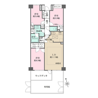 パークハウス杉並宮前の間取図