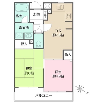 板橋本町グリーンパークの間取図