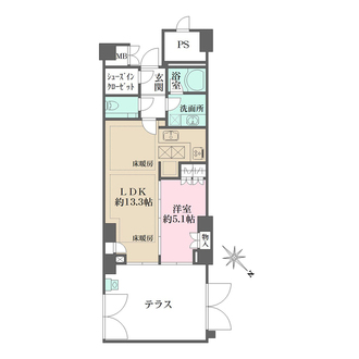 パークハウス高田馬場公園アーバンスの間取図