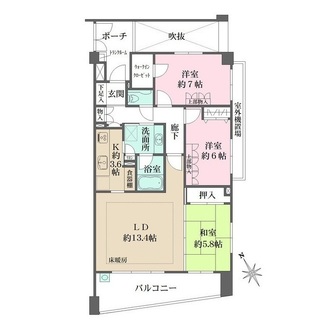 パークハウス代々木上原の間取図