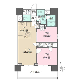 ＢＥＬＩＳＴＡ文京関口の間取図