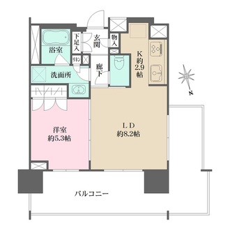 ＢＥＬＩＳＴＡ文京関口の間取図