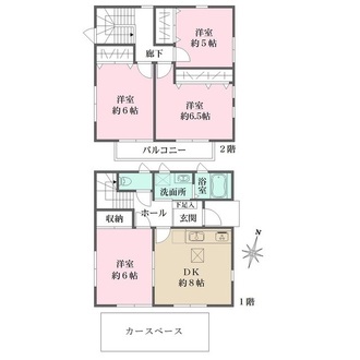 若宮一丁目戸建　A棟の間取図
