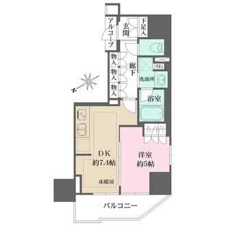 ＢＥＬＩＳＴＡ西荻窪の間取図