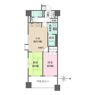 パークハウス新中野ディーセントの間取図