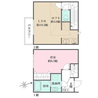 Ｔｅｒｒａｃｅ　Ｆｅｎｎｅｌの間取図