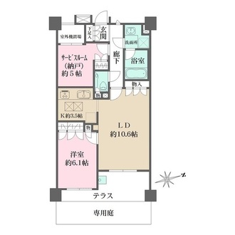 パークテラス下北沢の間取図