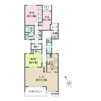 Ｕガーデン杉並の間取図