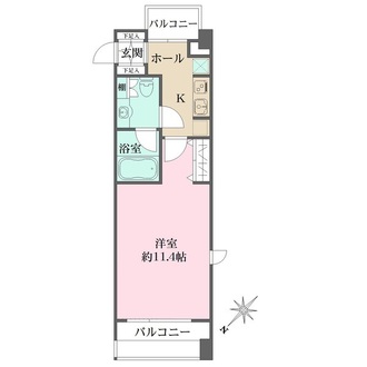 西新宿ＶＩＰ　ＲＯＹＡＬの間取図